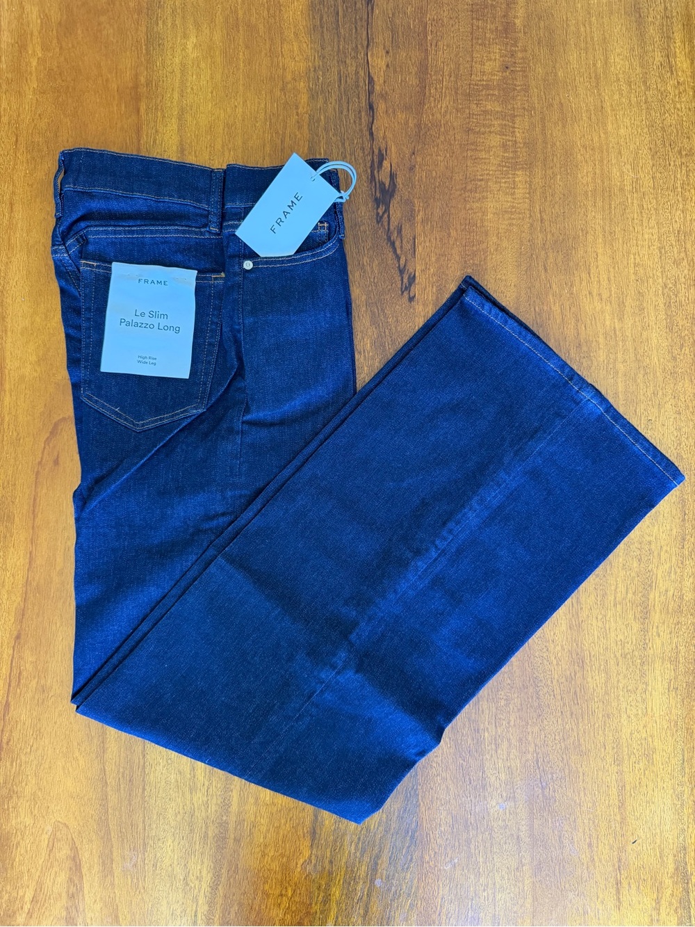NWT FRAME Le Slim Palazzo Jeans - Picture 3 of 10